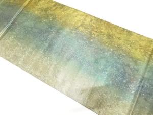 未使用品　引箔　暈し柄　袋帯